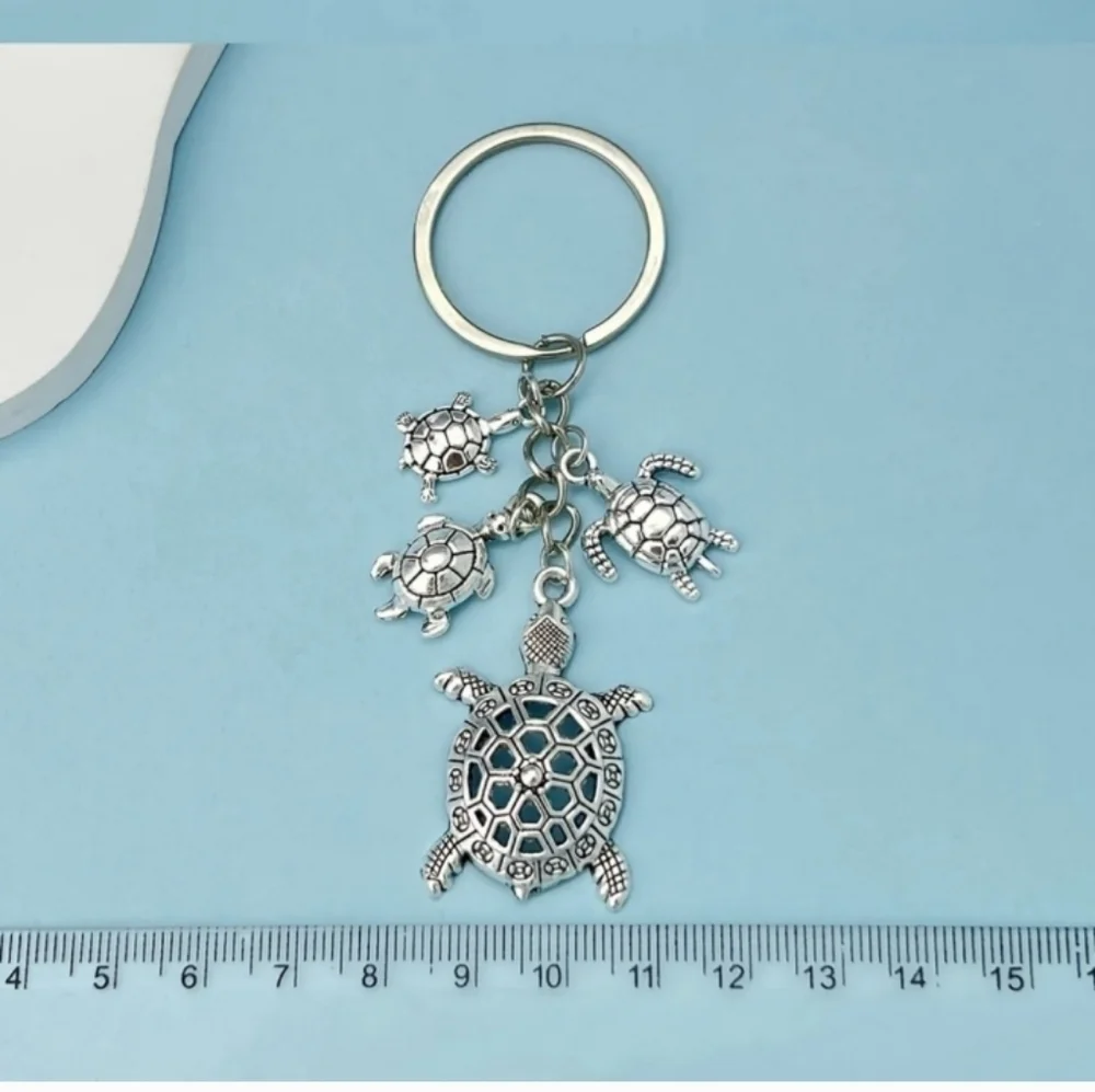 Intricately designed Sea Turtle Pendant Keychain